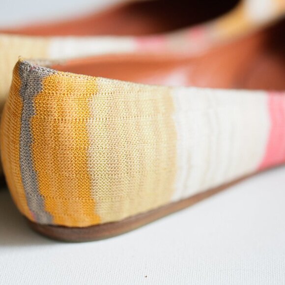 Missoni Round Toe Colorful Geometric Print Flats - Picture 6 of 14
